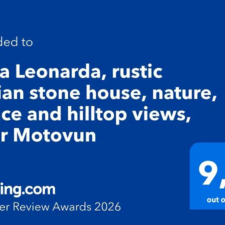 Casa Leonarda - Stone House Near Motovun In Central Istria, Terrace With Views